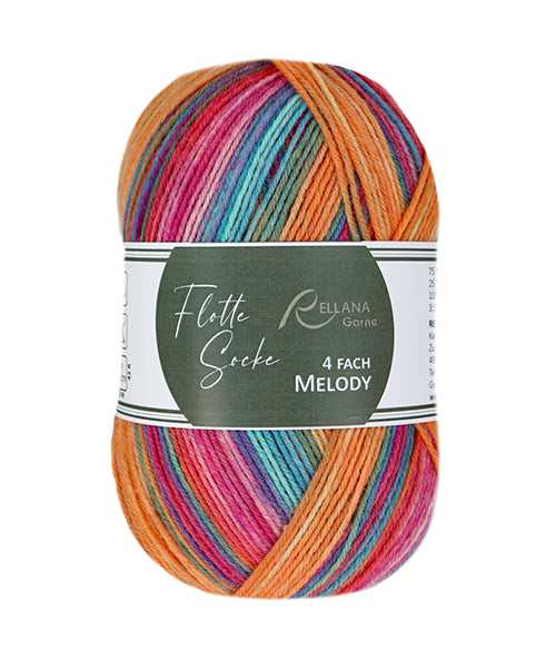 3025 Flotte Socke 4fach Melody