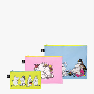 Loqi Moomin Zip Pocket Set