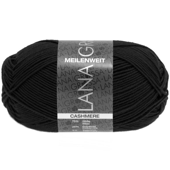 Meilenweit 50 Cashmere 8 schwarz